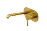ROUND, Зовнішня част.вбудованого змішувача для умивальника, brushed gold (100345136)