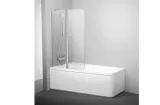 Шторка д/ванни 100 см Transparent, ліва, ( профіль полір.алюм.) 10°, 10CVS2-100L (7QLA0C03Z1)