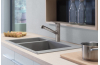 Кухонна мийка S510-U635 під стільницю 710х450 дві чаші 180/450 Concretegrey (43433380)  image 2