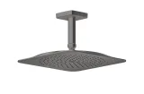 Верхній душ Axor Citterio C 270х270 1jet P зі стельовим кронштейном 100 мм, Polished Black Chrome (28792330)