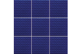 POOL GRH0K205 темно-синя 30х30 (9.8х9.8) рельєфна плитка для басейну на сітці