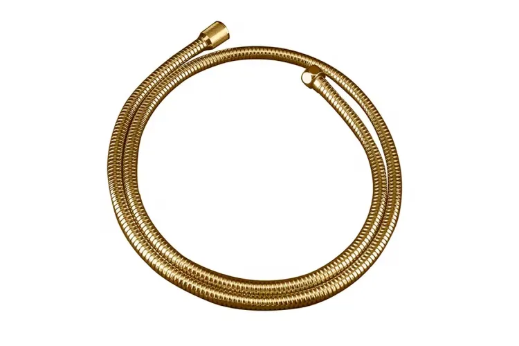 Шланг для душу 150 см з подвійним швом та системою антискручування,, gold (100137872)  зображення 1
