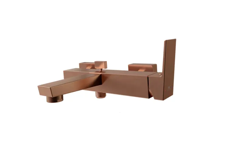 SQUARE, Зовнішня частина змішувача прихованого монтажу, ванна/душ, brushed copper (100284549)  зображення 1
