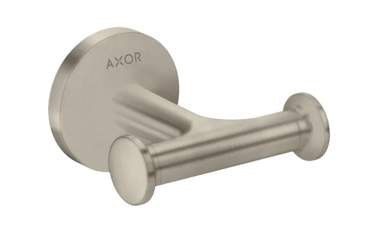 Гачок подвійний 8.3 х2.3 x 8.2 см Axor Universal Circular, Brushed Nickel (42812820) зображення 1