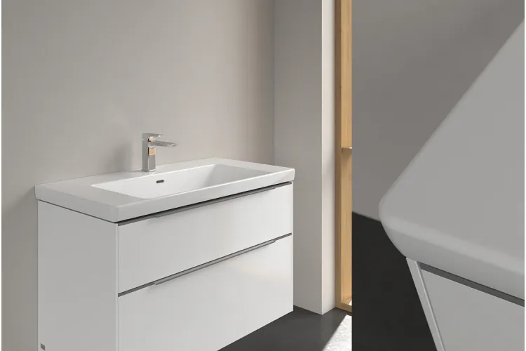 SUBWAY 3.0 Умивальник 100x47 см з переливом (4A70A5R1) CeramicPlus зображення 2