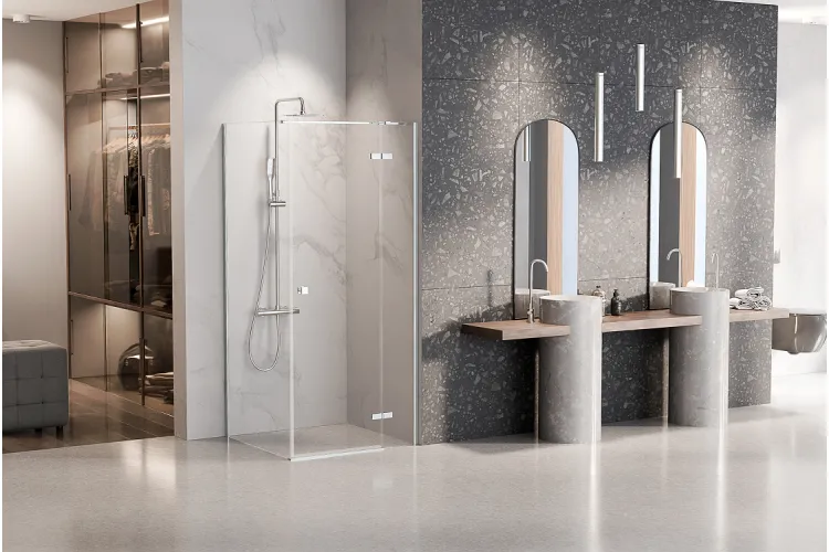 Душова кабіна прям. KALIBRA CHROME 120x90x195 скло clear ACTIVE SHIELD 6мм image 2