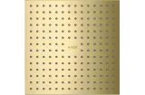 Верхній душ Axor 250х250 2jet монтаж зі стелі, Brushed Brass (35313950)