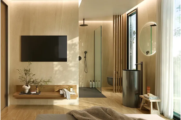 RONDO, Зовнішня частина вбудованого змішувача ванна/душ, black (100345121)  зображення 2