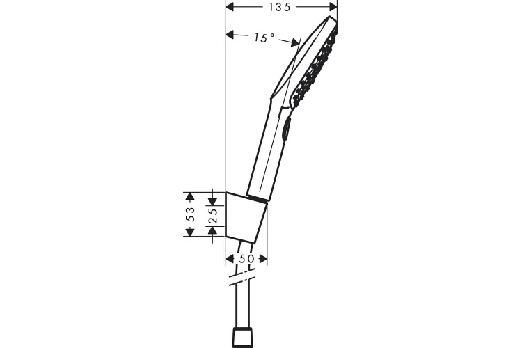 Душовий набір Raindance Select E 120 3jet Porter 1.60 см (26720000) зображення 2