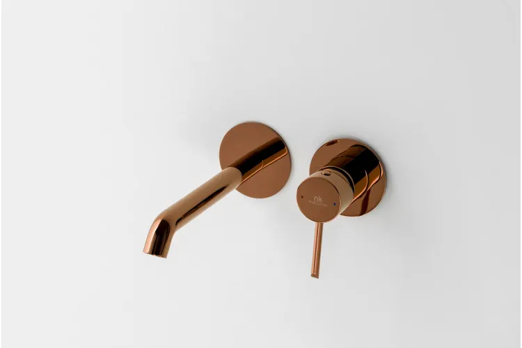 ROUND, Зовнішня частина вбудованого змішувача для умивальника, copper (100345142) зображення 2