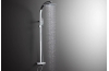 Душова стійка BEND MIX 1551 h для ванни: термостат + ручний душ, хром (100089200) image 3