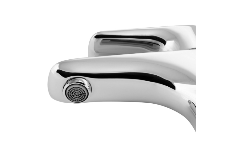Купити QT Flaja 1510L102C Змішувач для умивальника з гігієнічним душем Chrome фото №3