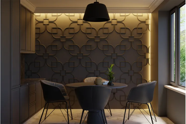 Гіпсова стінова панель 50х50 см CLASSIC 02 зображення 2