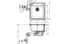 Кухонна мийка S412-F400 на стільницю 480х520 з сифоном automatic (43335800) Stainless Steel image 2