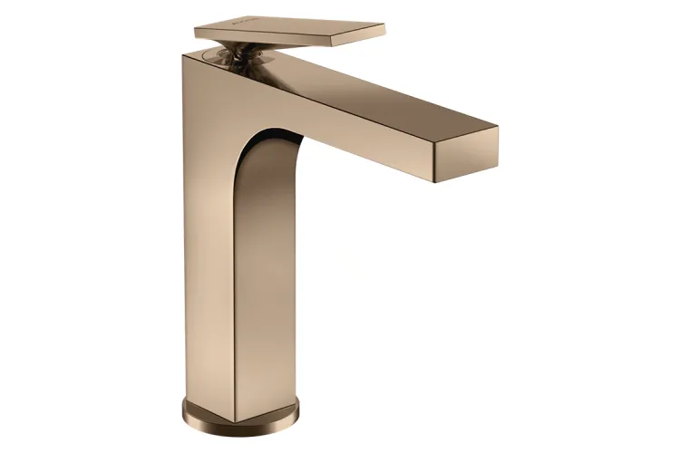 Змішувач Axor Citterio 160 Lever для умивальника pop-up, Polished Red Gold 39023300 зображення 1