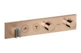 Термостат для 2-х споживачів Axor Select, прихований монтаж, Polished Red Gold 18355300