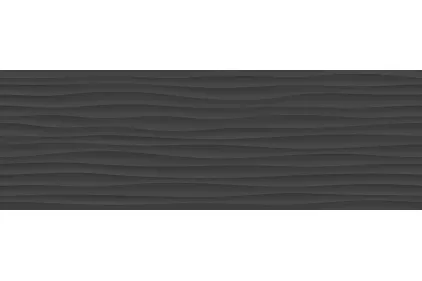 M1AG ECLETTICA ANTHRACITE STRUTTURA WAVE 3D RET 40x120 (плитка настінна)