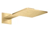 Верхній душ Axor 460х300 2jet з тримачем square, Brushed Gold Optic (35280250)