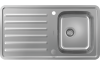 Кухонна мийка S4113-F340 на стільницю 915х505 з сифоном automatic (43337800) Stainless Steel image 1