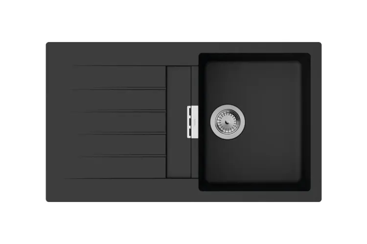Кухонна мийка S520-F345 860х500 з полицею Graphiteblack (43356170) image 1