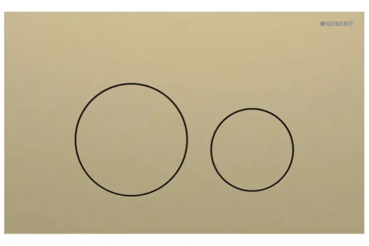 Кнопка змиву Sigma 40 латунь матова (115.628.QF.1) зображення 1