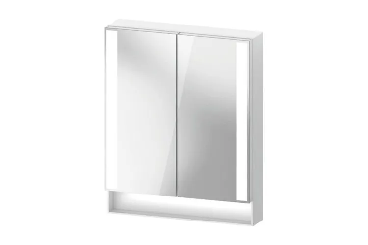 QATEGO Дзеркальна шафа з підсвіткою White Matt 60x75 см (QA7150018180010) зображення 1