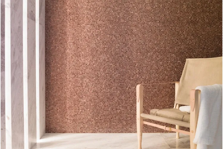 G150 GRAVITY ALUMINIUM HEXAGON COPPER 30,7x30,4 (мозаїка) зображення 2