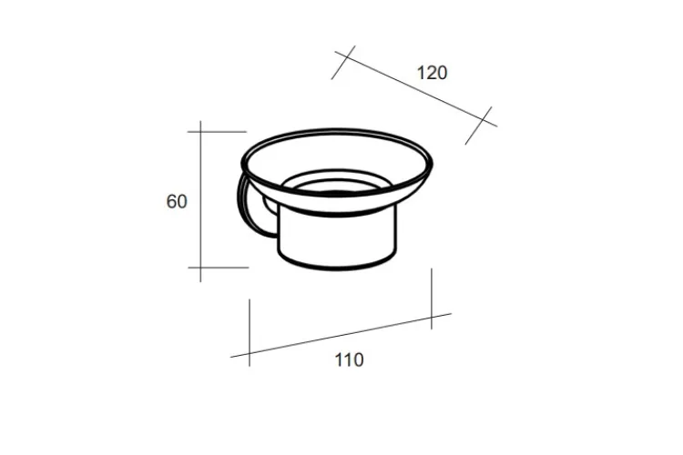 Мильниця "ROLL steel", хром image 2