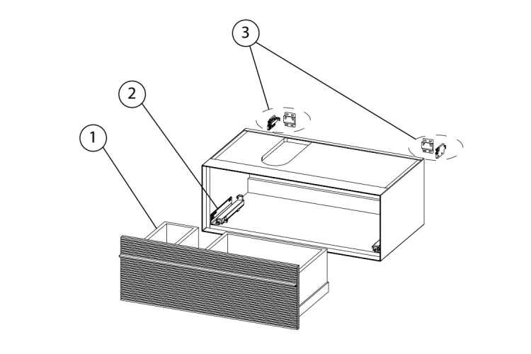 ESSENCE-C, Тумба підвісна, 80см, walnut+matt black (100236888) image 6