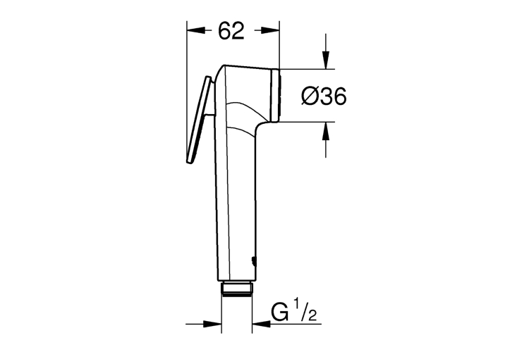 Ручний душ із тригерним керуванням TEMPESTA-F TRIGGER SPRAY 30 (27512001) image 3