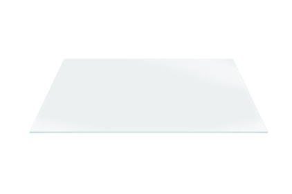 DURASQUARE Полка стеклянная белая (57х38 см) для металлической консоли (0099648300)