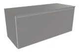 CUBIKA Підвісна тумба під умивальник 120x50x50 см, Grey matt (CKDE08LGK)