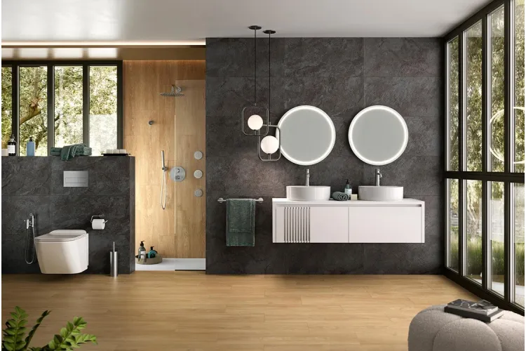 ROUND INOX, Бокова форсунка, підключення 1/2",  brushed stainless steel (100281129)  зображення 2