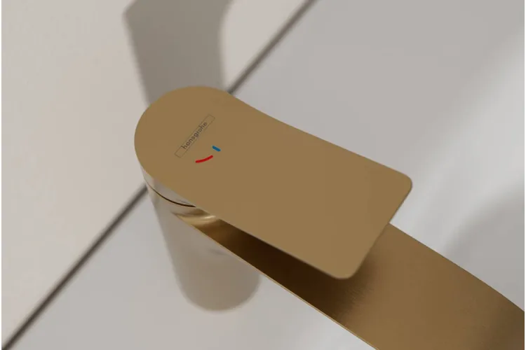 Змішувач Vivenis 80 CoolStart для умивальника з д/к pop-up, Brushed Bronze (75014140) зображення 2