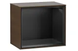 FINION Модуль 418x356x270 колір Walnut Veneer, поличка Black Matt + 1 LED підсвітка (F580PDGN)