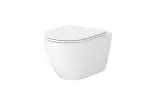 СЕТ C952  Унітаз підвісний LIDER PRO овальний tornado + сидіння дюропласт повільного падіння