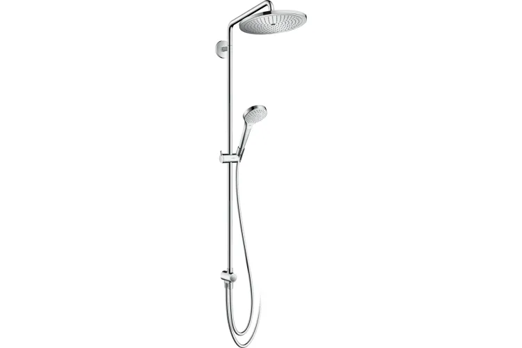 Душова система Croma Select Showerpipe S 280 RainAir 1jet Reno без змішувача, хром (26793000) зображення 1