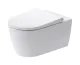 BENTO STARCK BOX Унітаз підвісний 40х59,5 White High Gloss HygieneGlaze + сидіння (45930920A1)