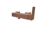 SQUARE, Зовнішня частина змішувача прихованого монтажу для душу, brushed copper (100284564) 