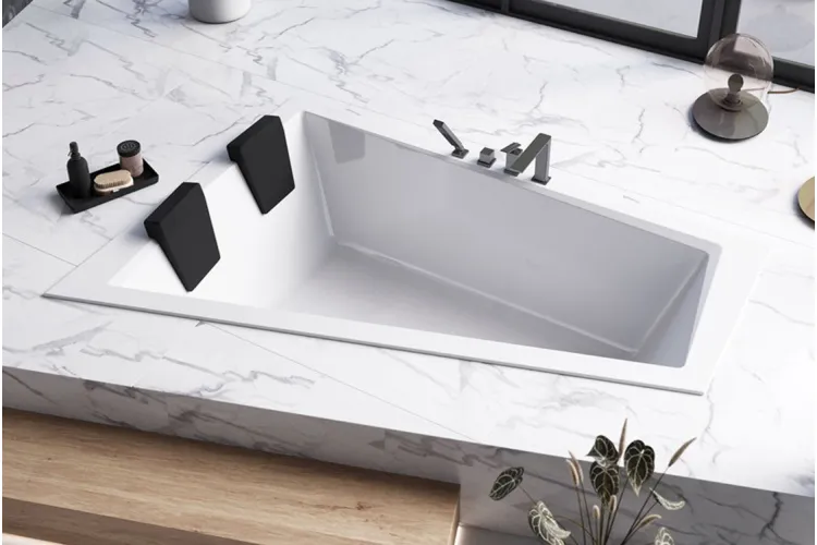 Ванна акрилова INTIMA DUO SLIM 170х125 Ліва (соло) без ніг image 4