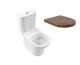 HOMMAGE Унітаз-компакт з сидінням (772111R1+666210R1+99266100) 