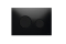 Панель змиву для унітазу TECEloop: скло чорне, кнопки чорні (9240657)