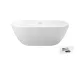 Ванна акрилова вільностояча NAVIA 140х75 з сифоном клік-клак