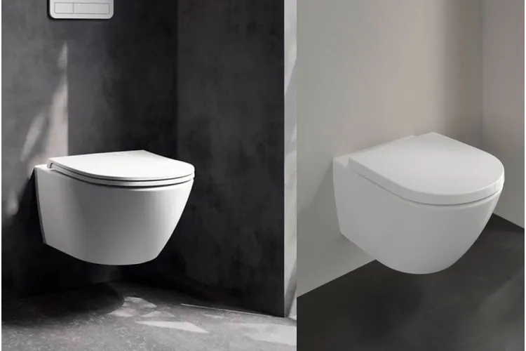 SUBWAY 3.0 Унітаз підвісний Rimless TwistFlush 56см, Stone White CeramicPlus (4670T0RW) зображення 2