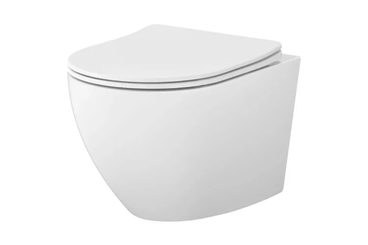 СЕТ C502 Унітаз підвісний DESSE VORTEX + сидіння Slim дюропласт повільного падіння зображення 1