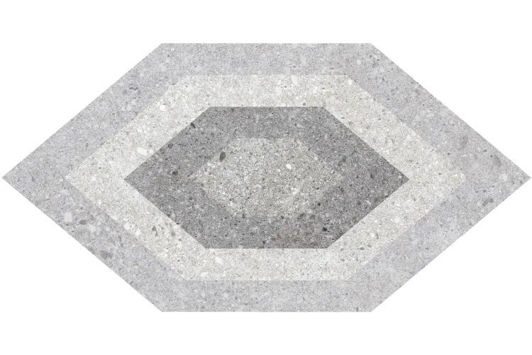 PORTLAND COMBI GREY KAYAK 17x33 (шестигранник) (плитка для підлоги і стін) image 3