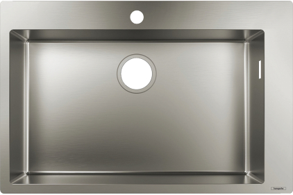 Кухонна мийка S711-F660 на стільницю1х35Ø 760х500 сталь (43302800) Stainless Steel