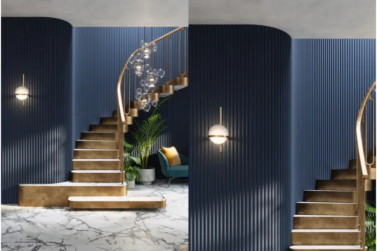Стінова панель FITWALL, WILLOW VELVET BLUE VERTICAL 128.5x259 (100314096) image 3