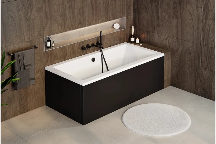 Ванна акрилова QUADRO WIDE 160х80 (соло) без ніг зображення 5