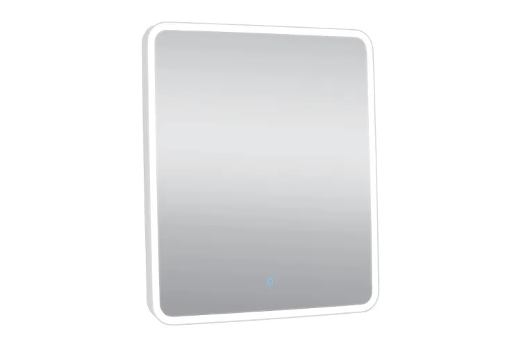Дзеркало DONATO white 60х70 sensor, з підсвіткою, прямокутне, в сталевій рамі зображення 1